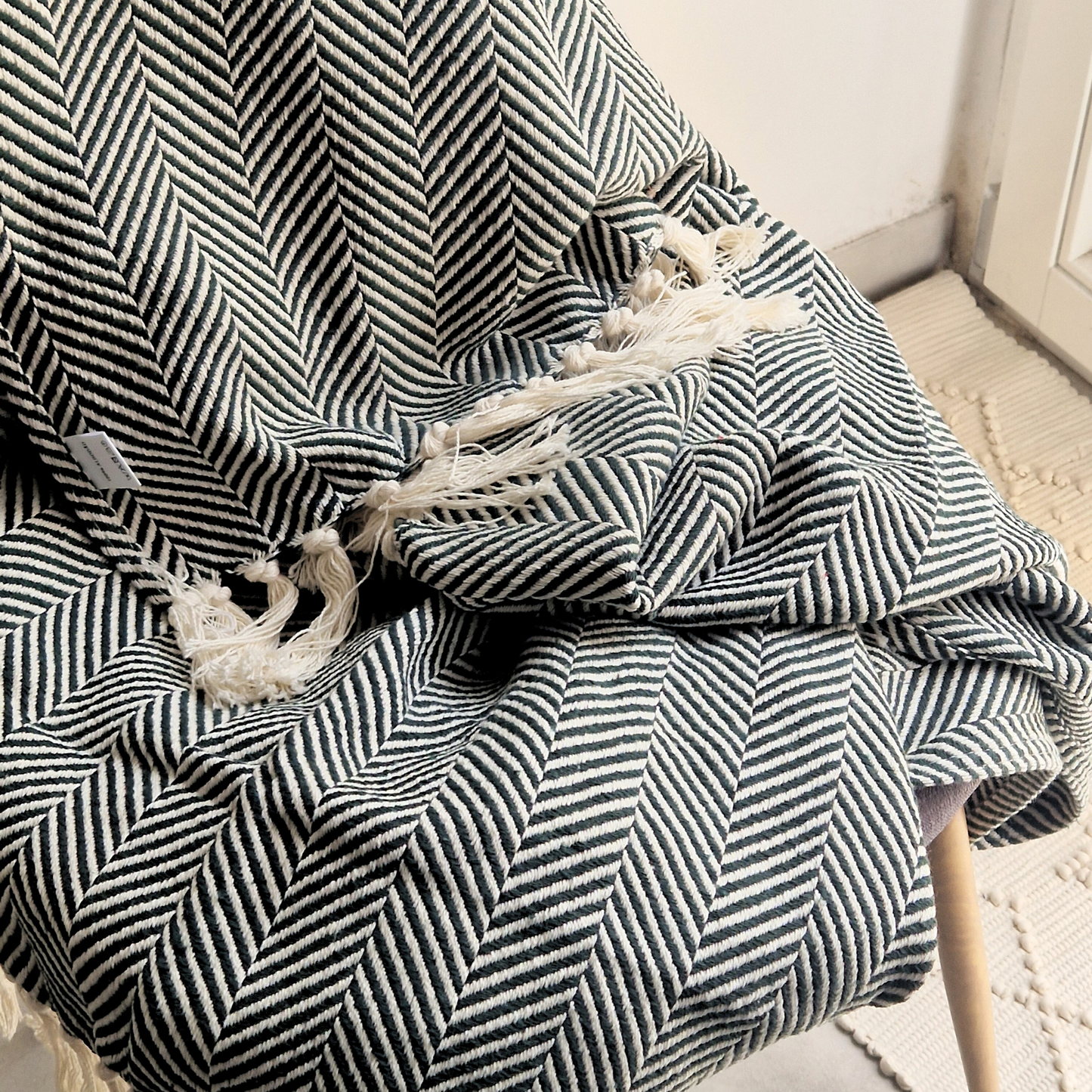 Manta Algodão Preto