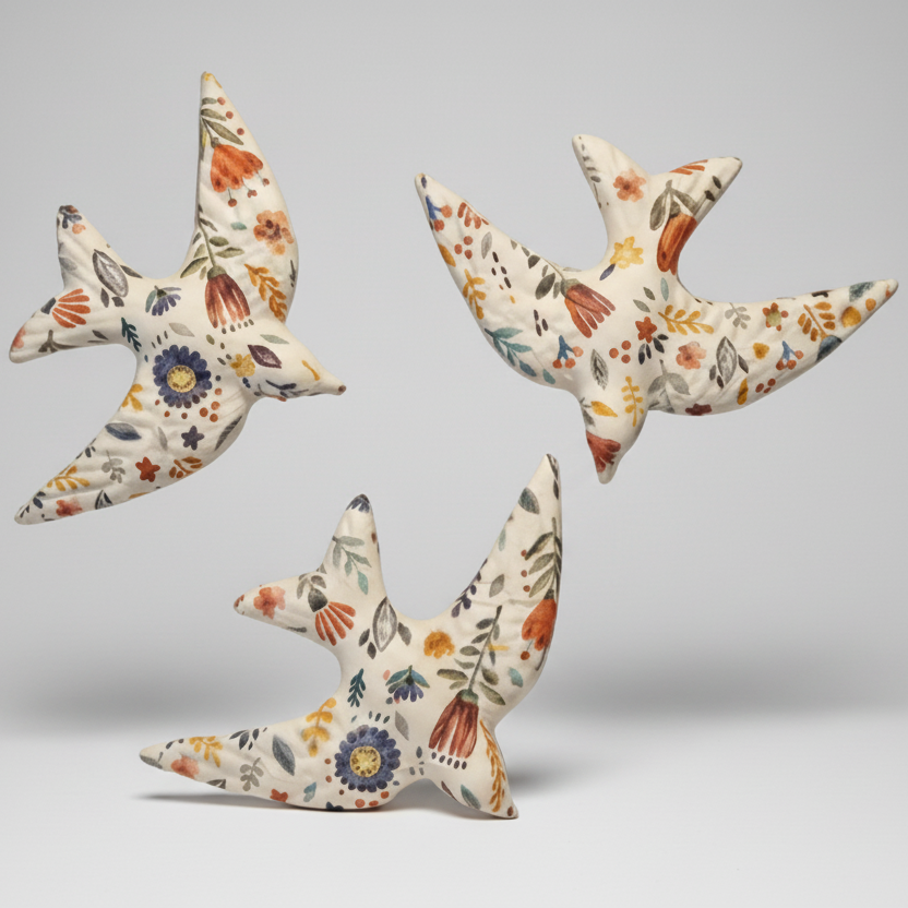 Abdorinhas de parede, cerâmica, feito em Portugal