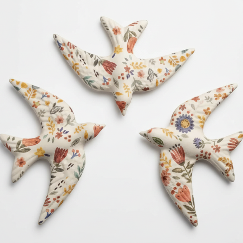 Abdorinhas de parede, cerâmica, feito em Portugal