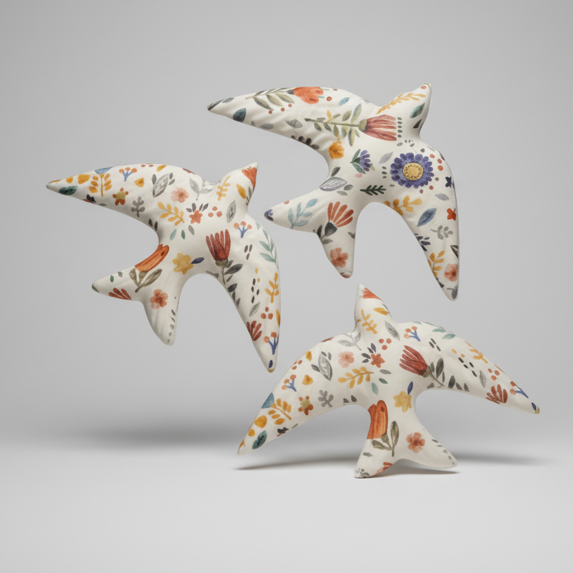 Abdorinhas de parede, cerâmica, feito em Portugal