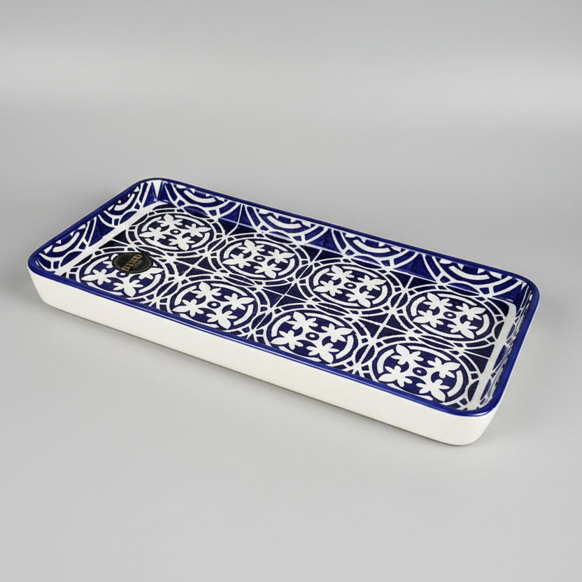 Bandeja Ceramica, Azulejos, travessa retangular