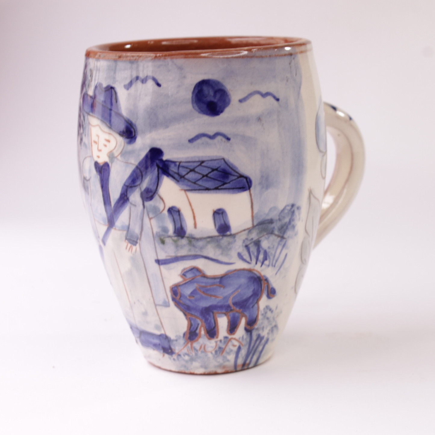 Caneca cerâmica portuguesa