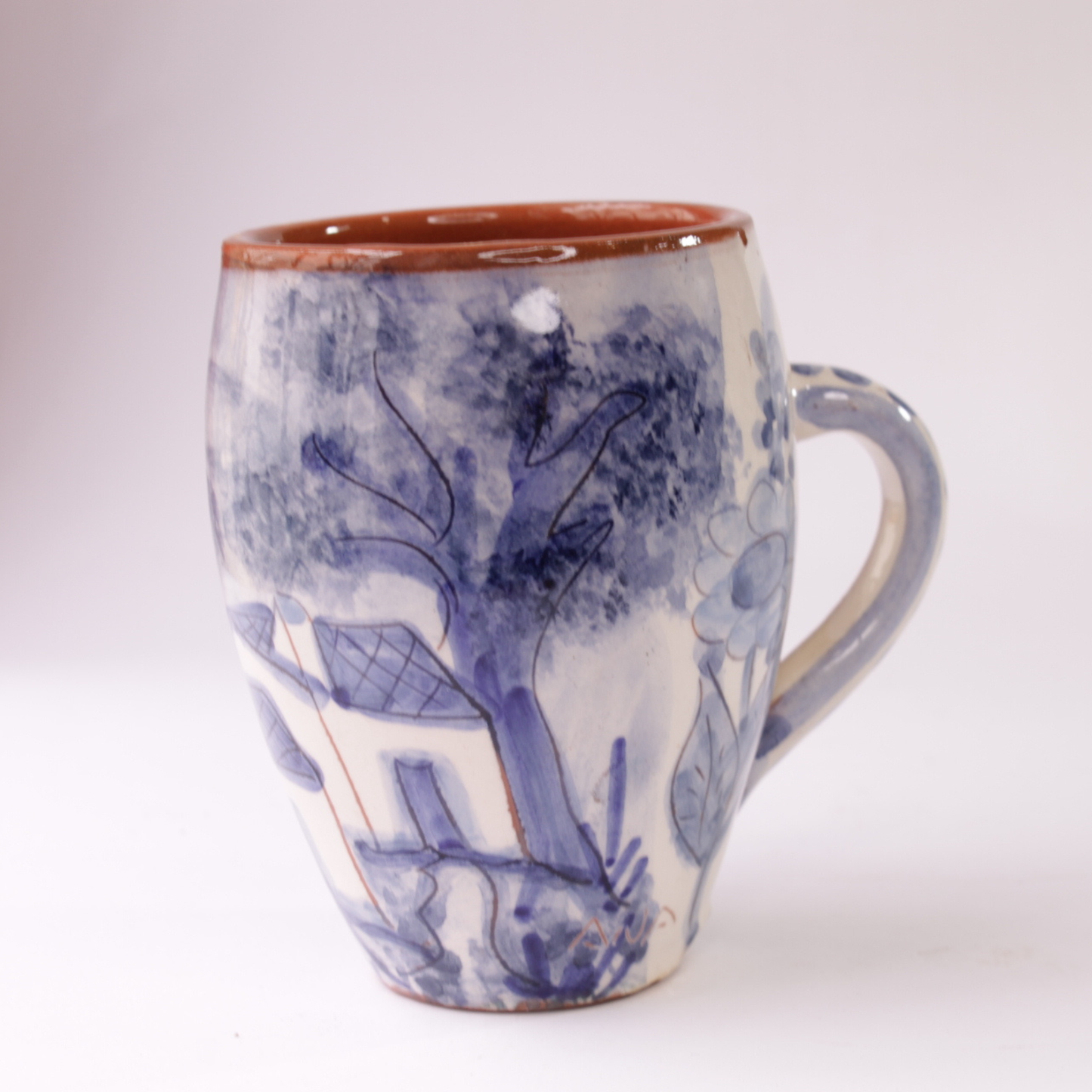 Caneca cerâmica portuguesa