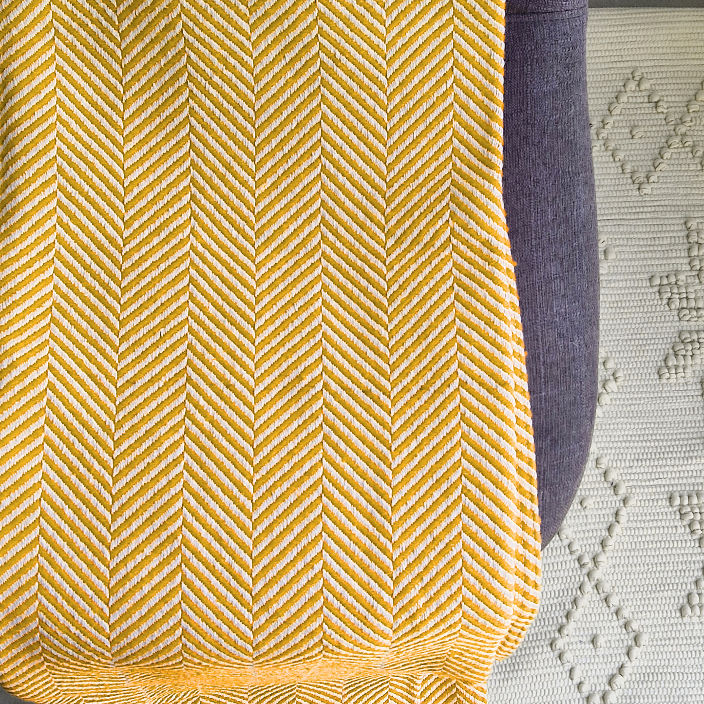 Manta Algodão Amarela