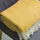 Manta Algodão Amarela