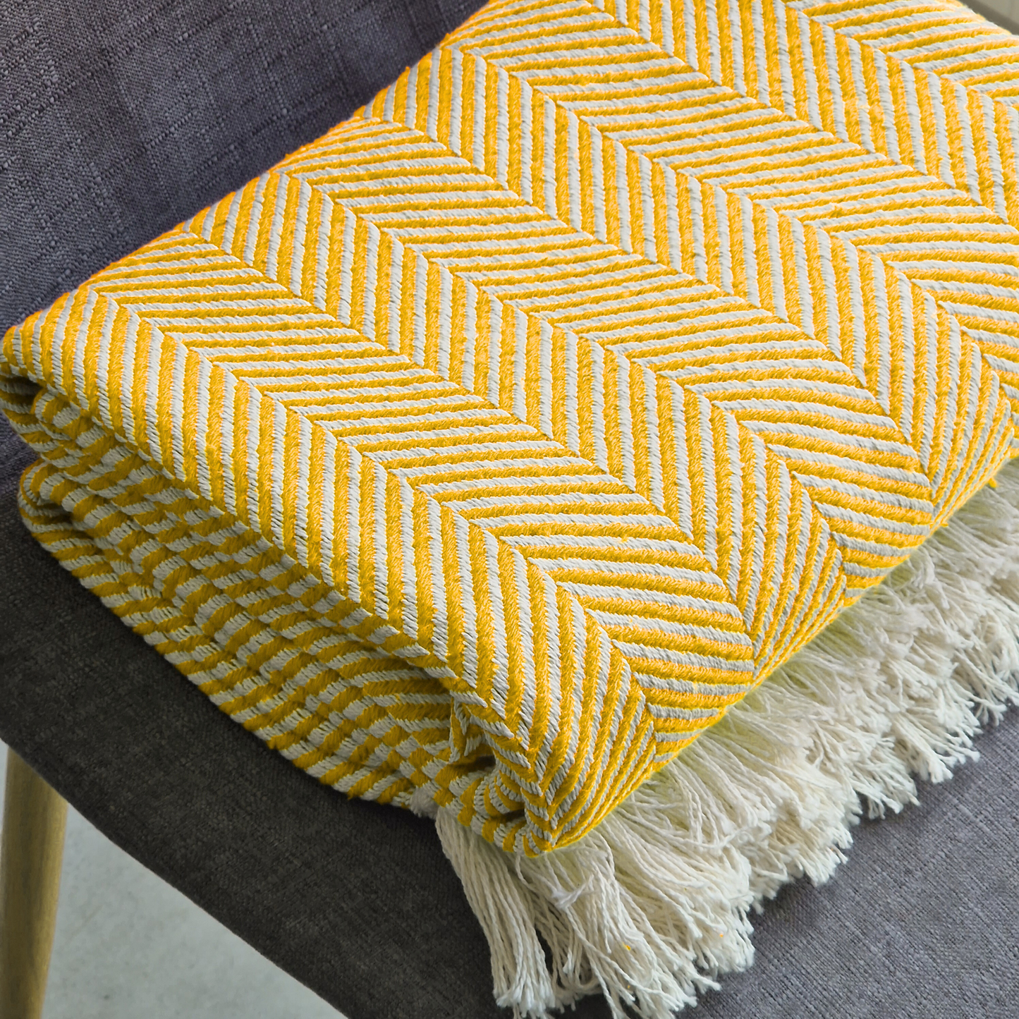 Manta Algodão Amarela