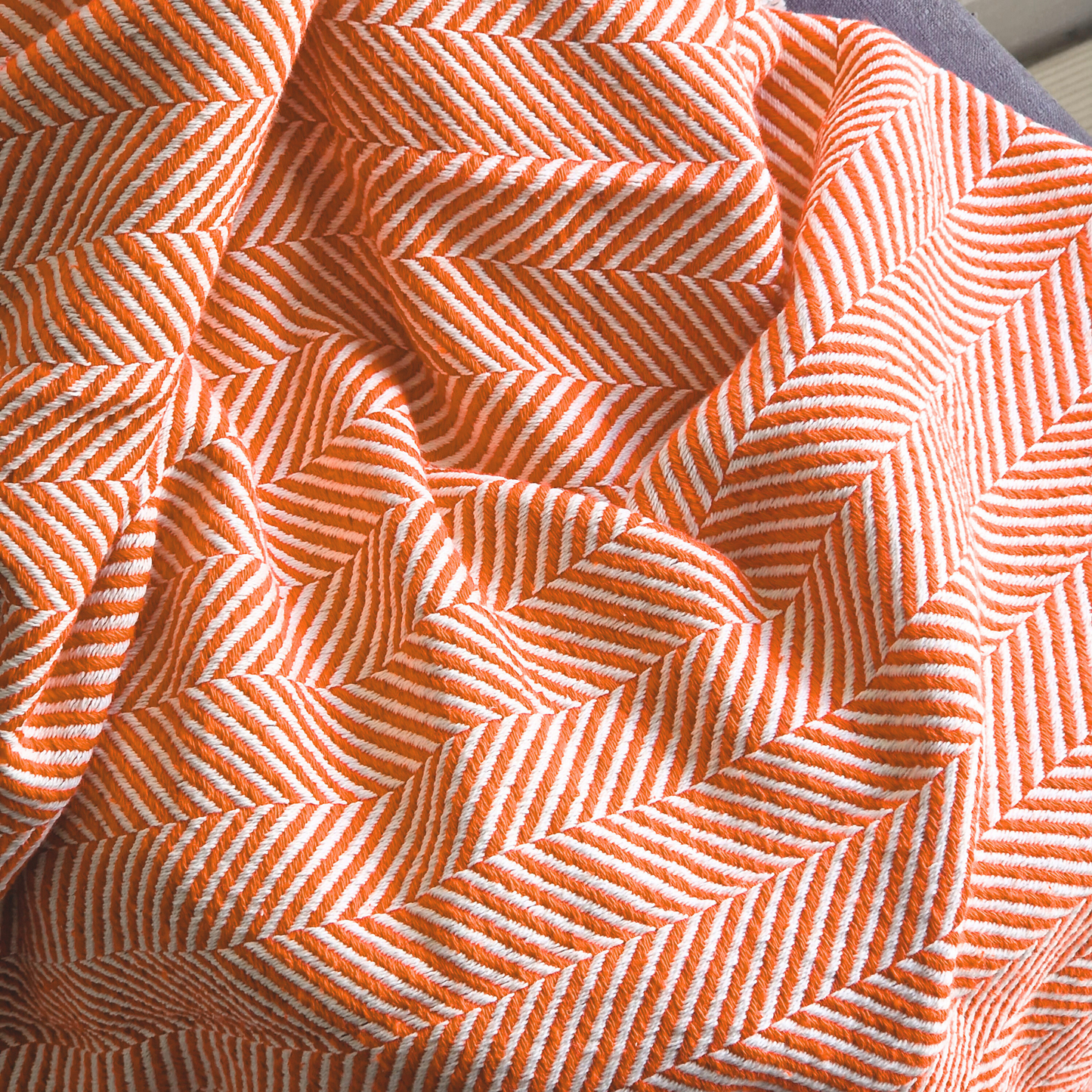 Manta Algodão Laranja