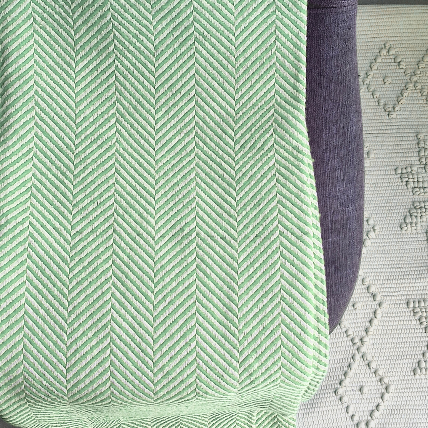 Manta Algodão Verde Claro