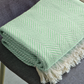Manta Algodão Verde Claro