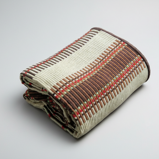 manta artesanal, em algodao, Portugal 