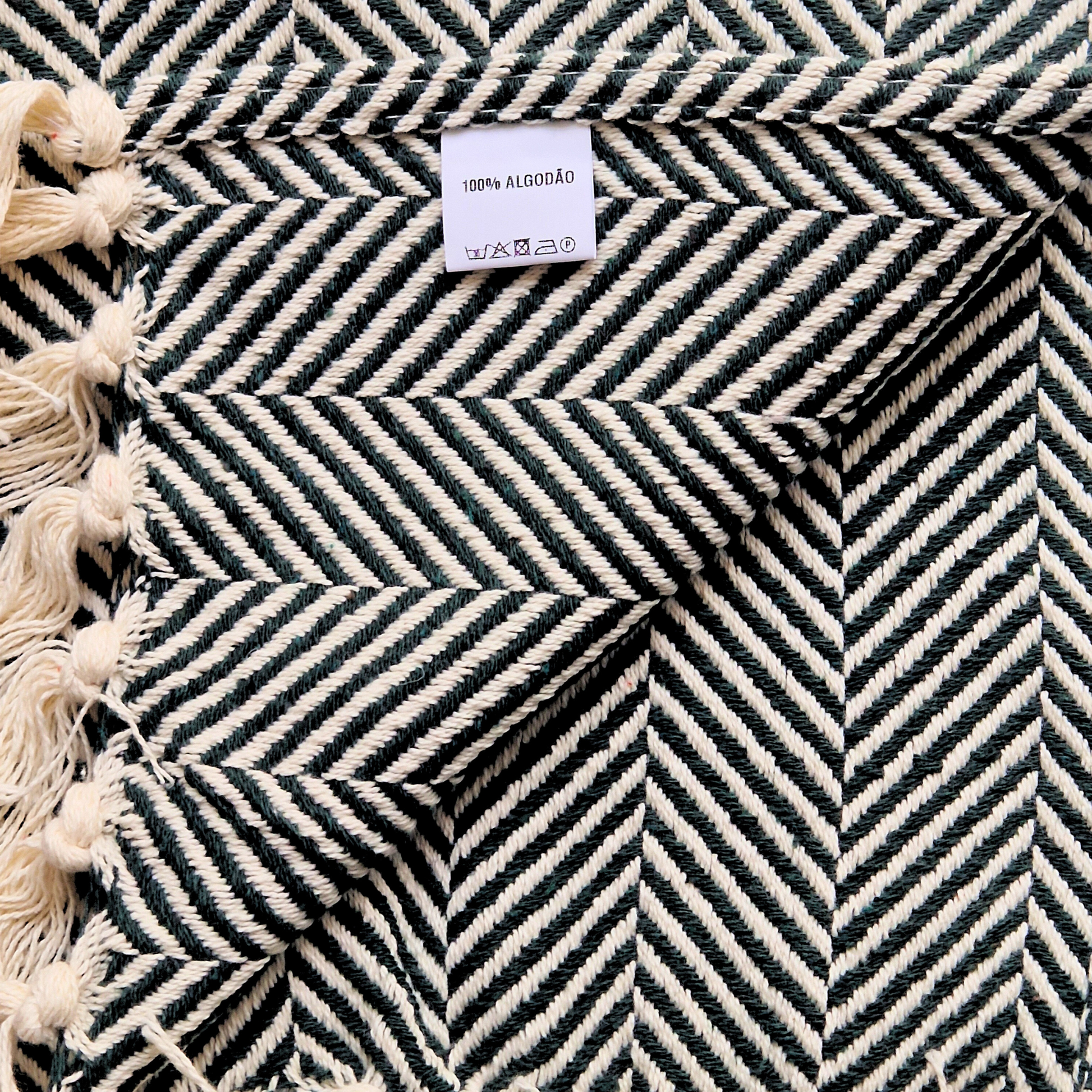 Manta artesanal, em Algodão, Feita em Portugal