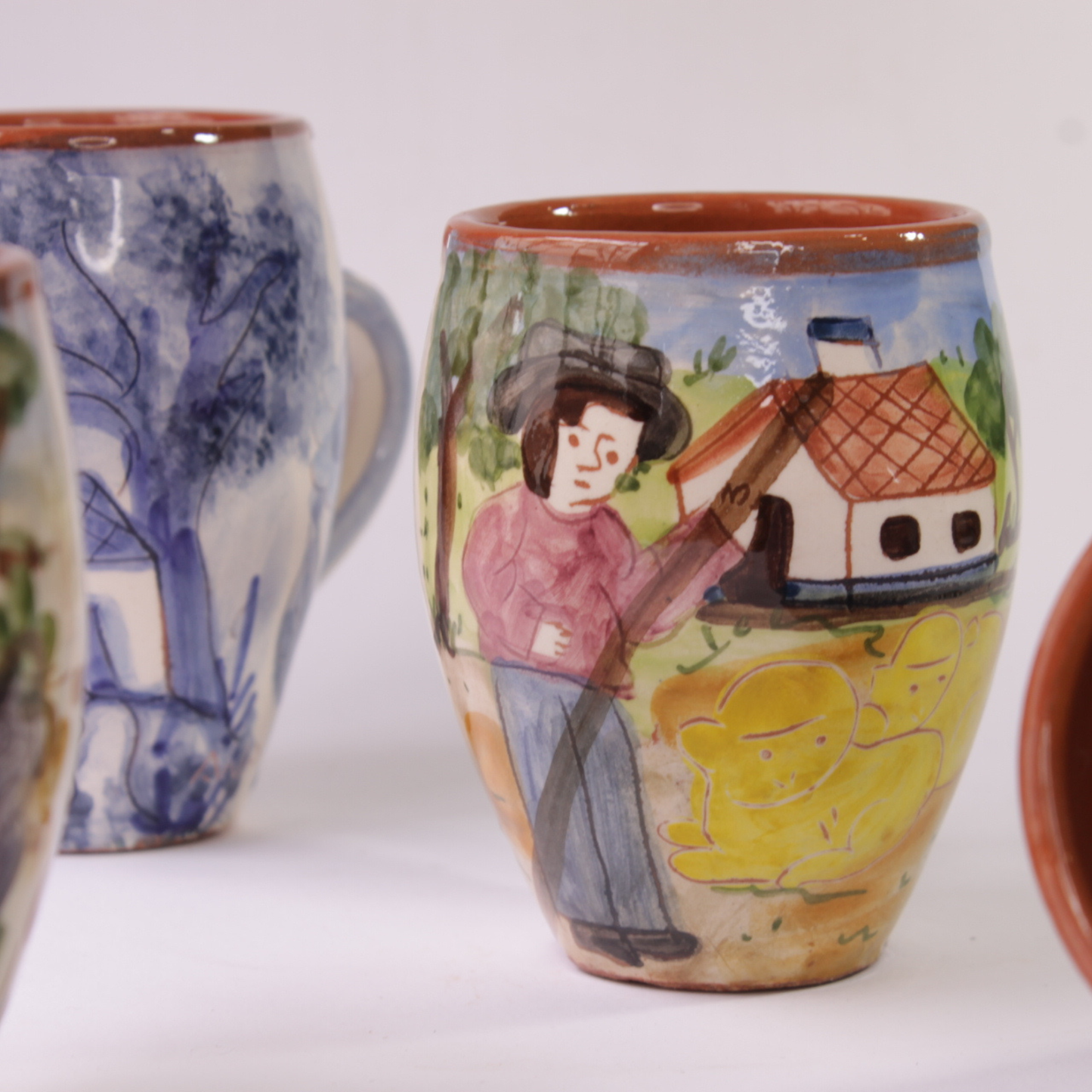 Caneca cerâmica portuguesa