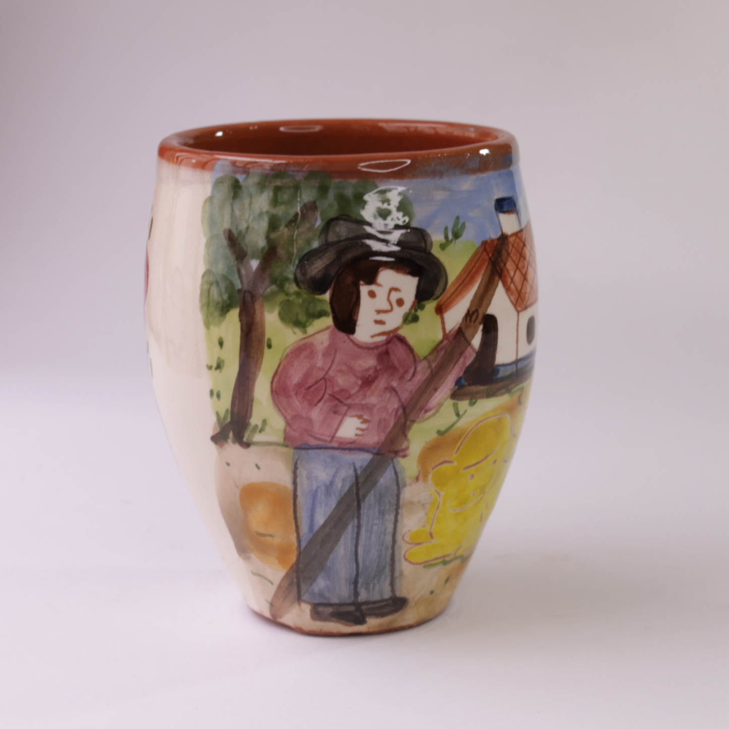 Caneca cerâmica portuguesa