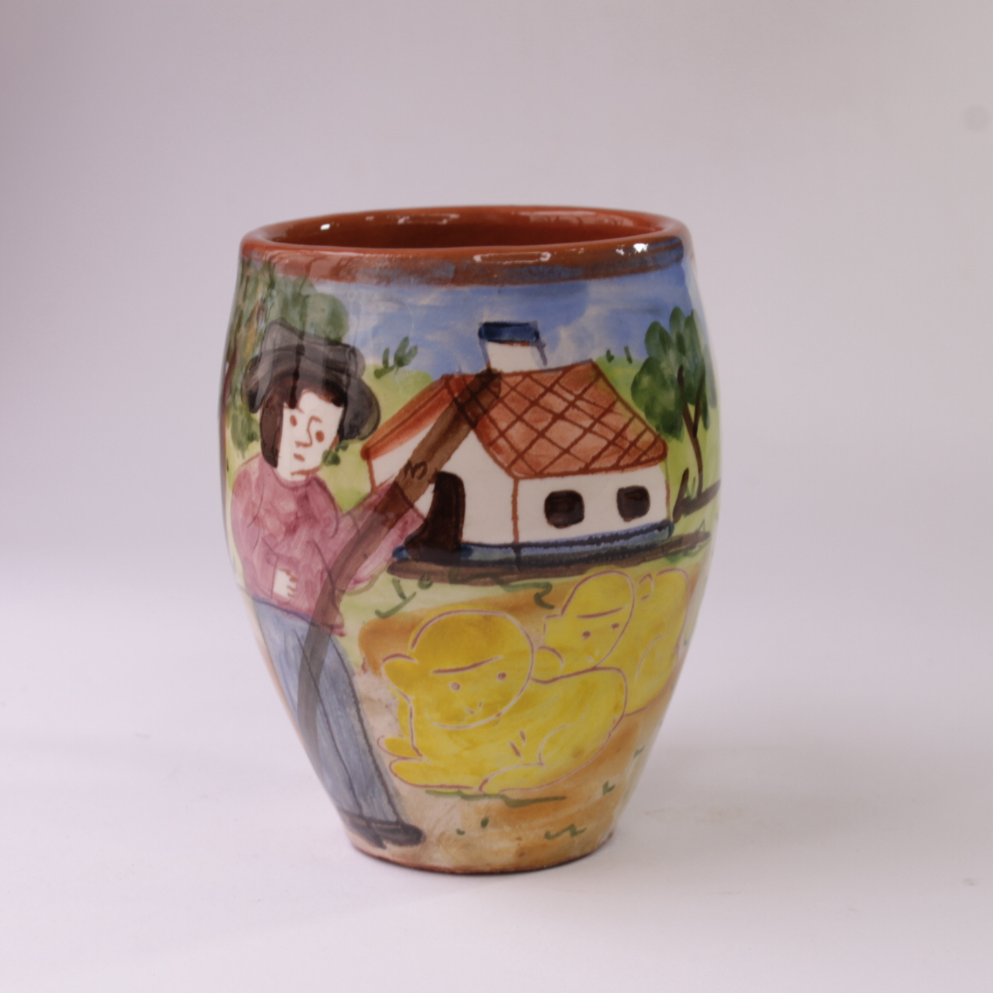 Caneca cerâmica portuguesa