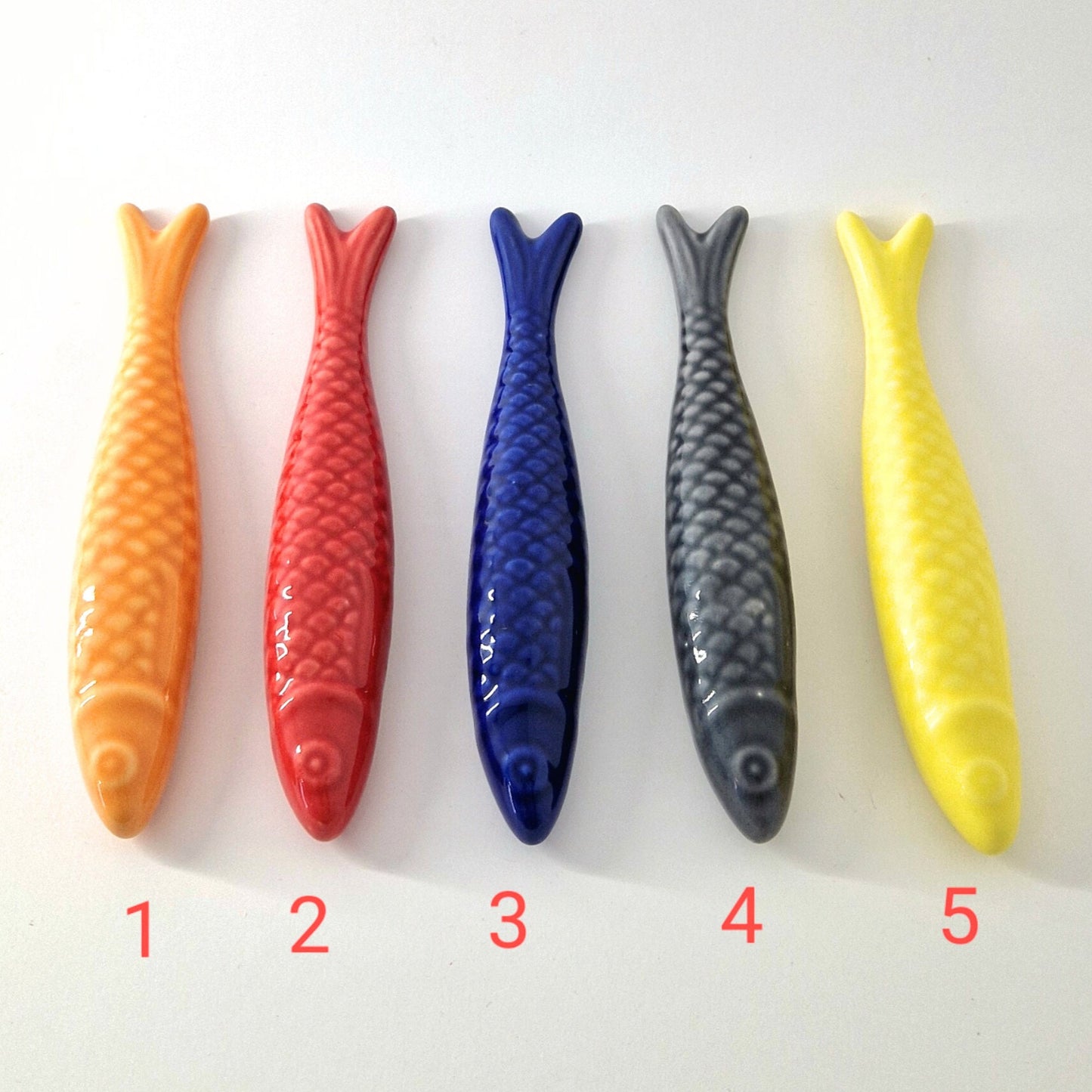 Wall Decor Ceramic Sardines